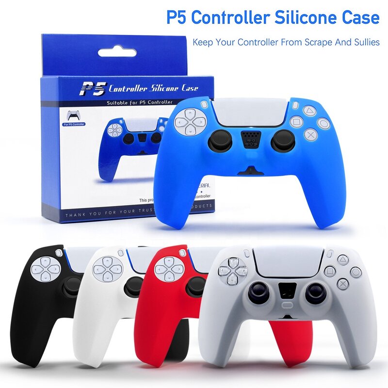 PS5 Controller Case Manufacturer - OEM Thin Silicone Skin with Charging Hole
