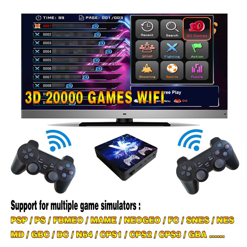 Video Game Box Manufacturer - OEM 4K Super Console PSP Simulator 20000 Games