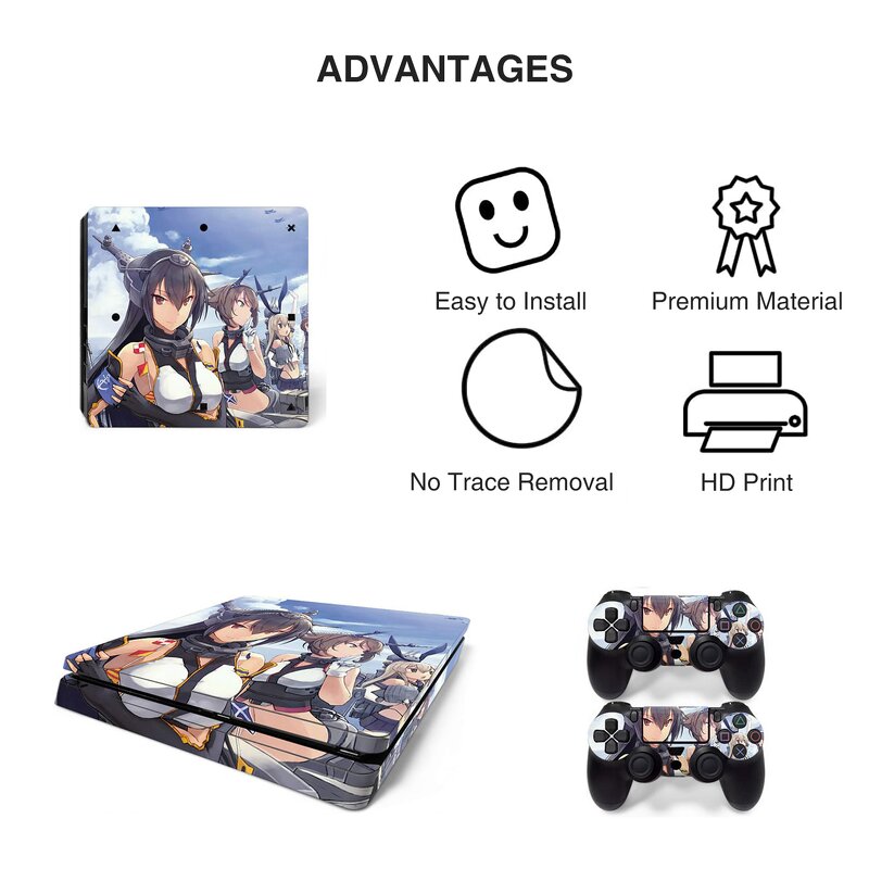 PS4 Console Skin Manufacturer - Custom Full Body Vinyl Decal Wrap Sticker