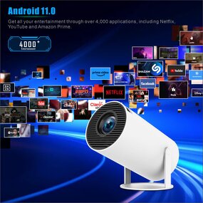 Portable Projector Manufacturer - OEM HY300 LCD Smart Auto Focus Mini Home Theater