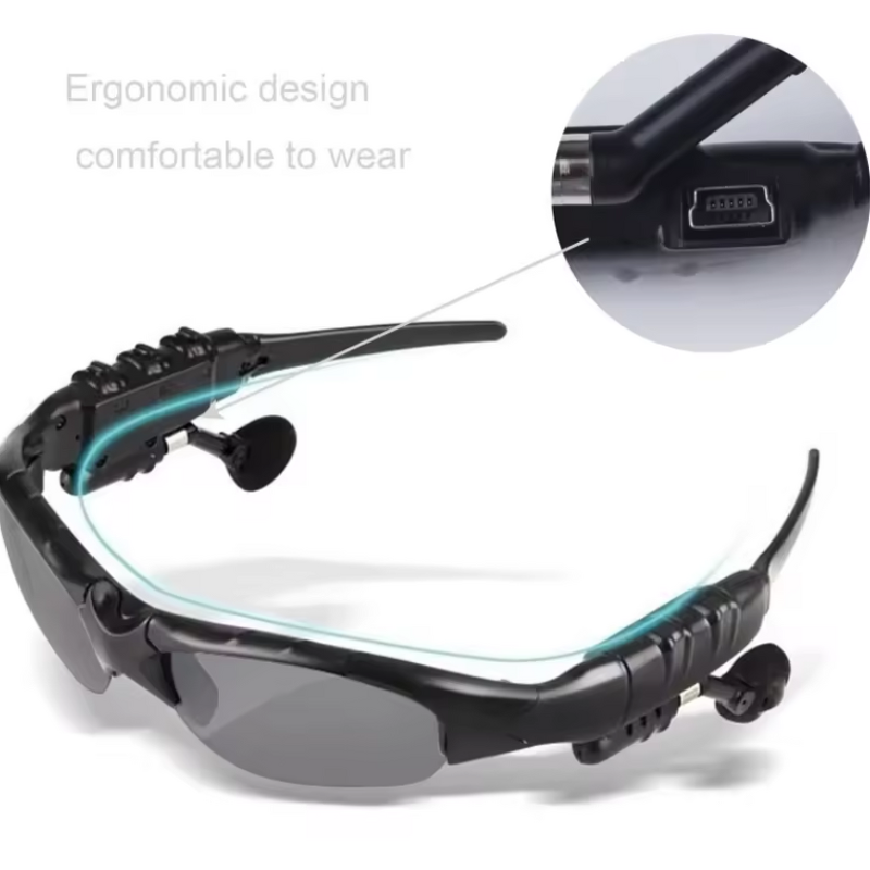 Smart Glasses Manufacturer - OEM F01 Glasses Earphone 2 in 1 Bone Conduction Earphone