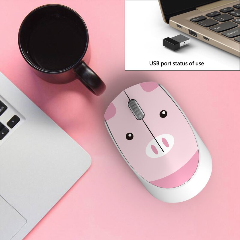Wireless Mouse Manufacturer - OEM FVT100 Animal Cartoon Panda Tiger Business Gift