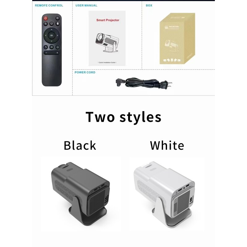 Smart Projector Manufacturer - OEM F600 4K Cinema Game 1080P Portable Pocket Projector