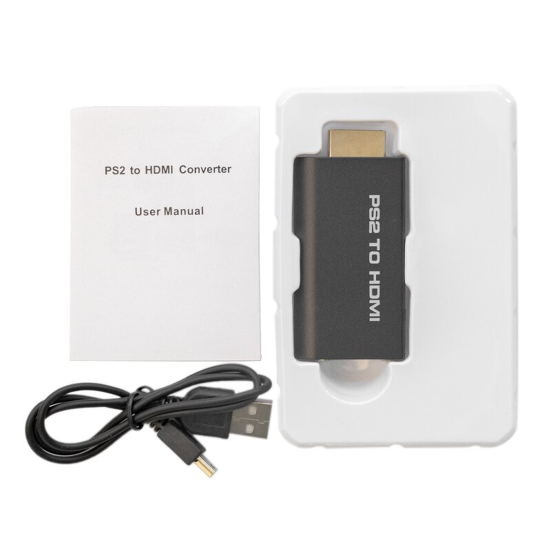 PS2 AV Converter Manufacturer - OEM 3.5MM USB Wired Output to HD Audio Video