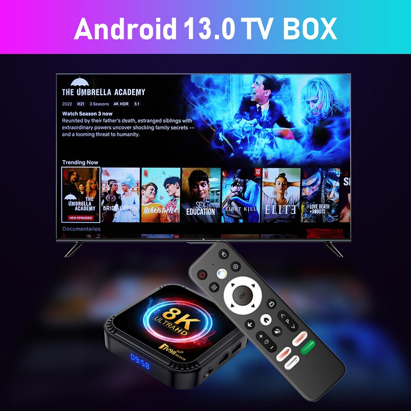 Smart TV Box Manufacturer - Factory Price TV98 RK3528 Dual Wifi 8k Android 13.0