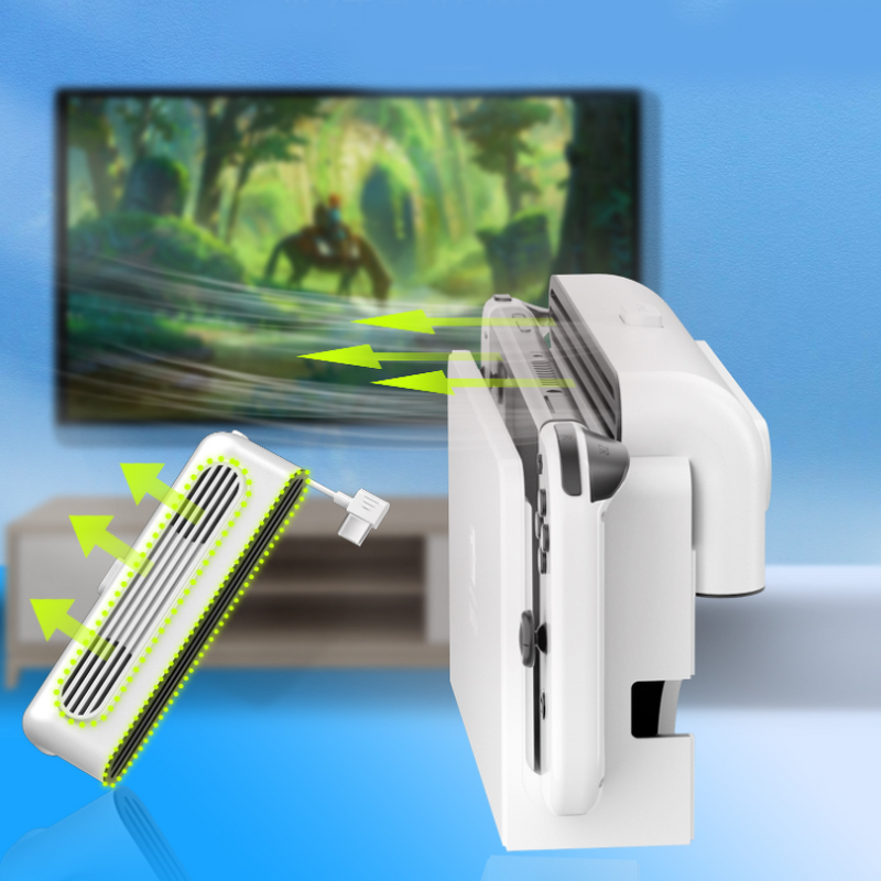 Nintendo Switch Cooler Manufacturer - OEM External Heat Dissipation Cooling Fan Stand