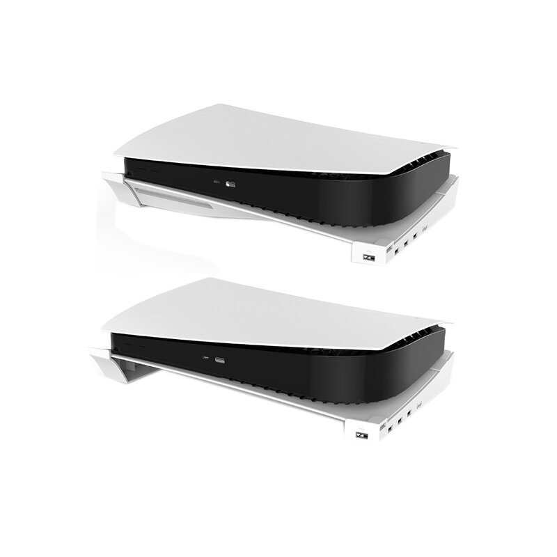 PS5 Wall Mount Manufacturer - OEM Storage Bracket Stand with 4 USB Charger Ports