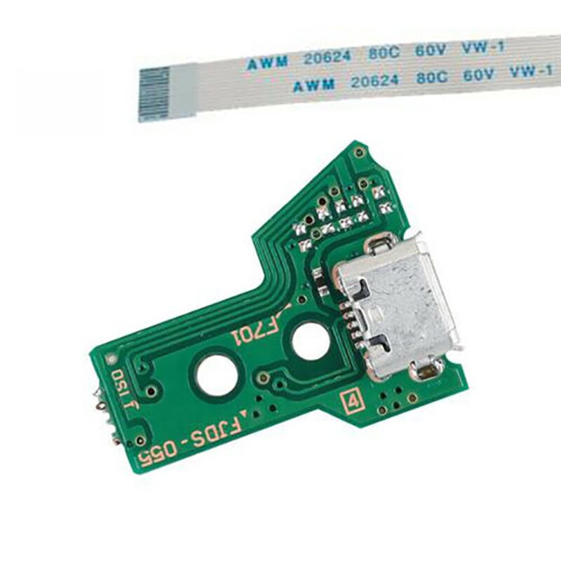 PS4 Controller Board Manufacturer - OEM JDS-055 USB PCB Connector LED Charging Port
