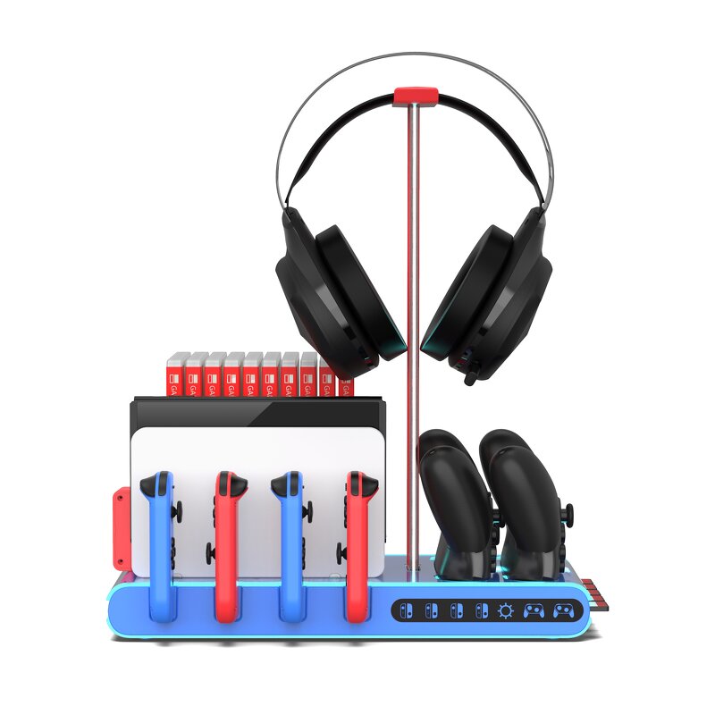 Nintendo Switch Dock Manufacturer - OEM with RGB Light Headset Holder Charging Station