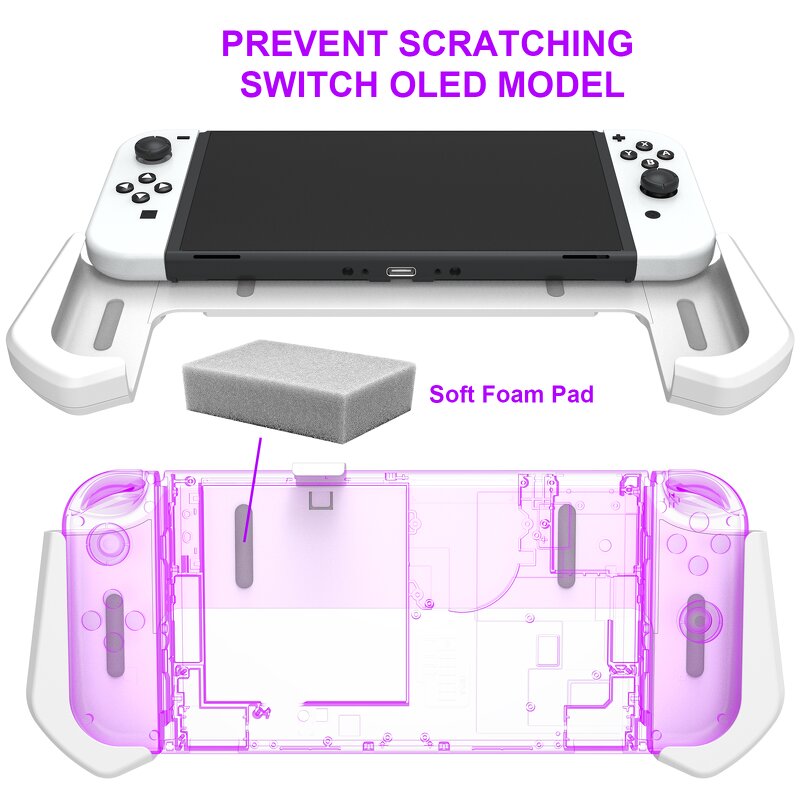 Switch Controller Case Manufacturer - OEM Anti Scratch Dockable Ergonomic Grip Cover