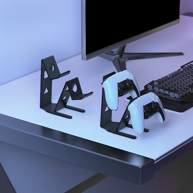 Controller Stand Manufacturer - OEM Durable Material Desktop Holder for Xbox PS5 Dual