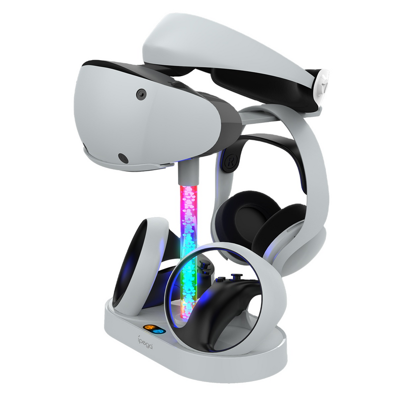 PS VR Charging Dock Manufacturer - OEM High Quality Dual Charger Headset Storage