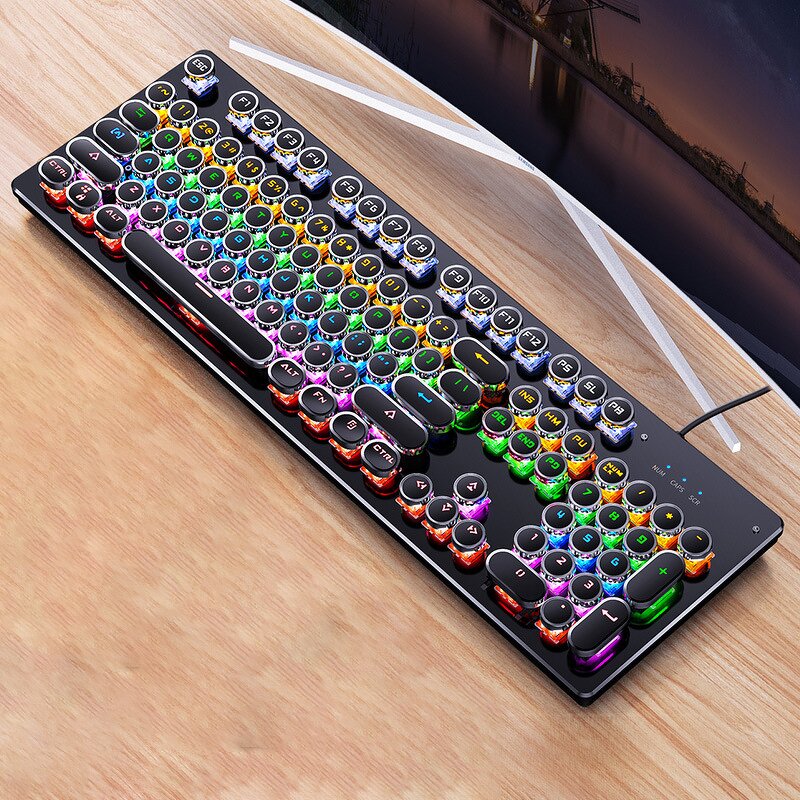 Gaming Keyboard Manufacturer - OEM 104 Key Wired USB RGB Mechanical Keyboard