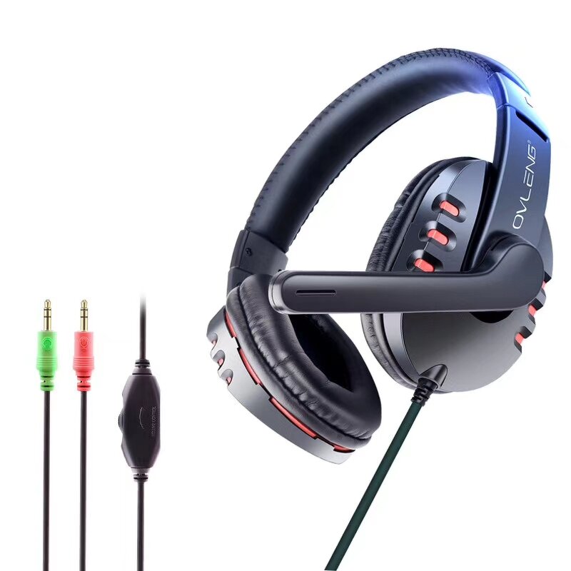 Gaming Headset Manufacturer - OEM with Mic Dual 3.5mm Jack OV-X6 for PC