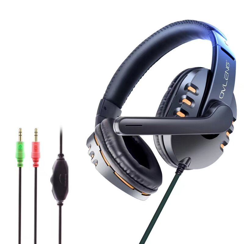 Gaming Headset Manufacturer - OEM with Mic Dual 3.5mm Jack OV-X6 for PC