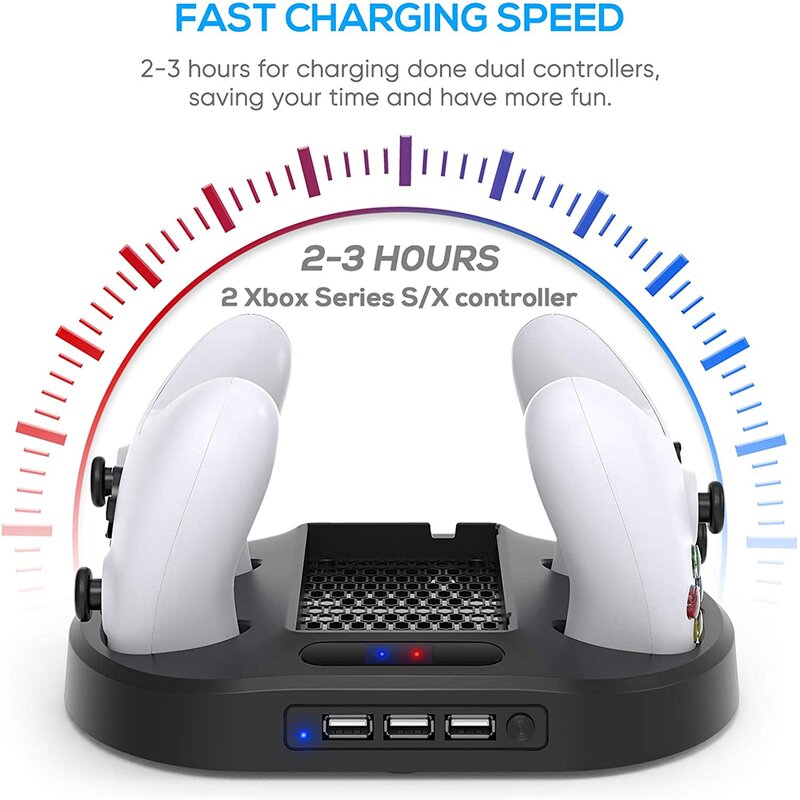 Xbox Charging Stand Manufacturer - OEM Vertical Holder Cooling Fan Dual Station