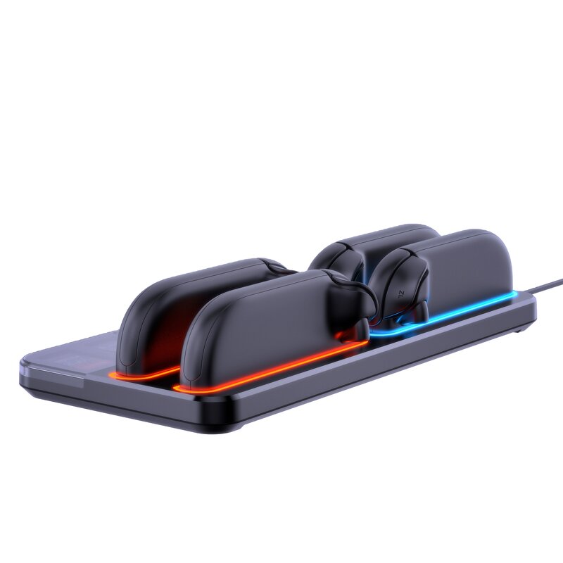 Switch Charging Base Manufacturer - OEM with LED Indicator 4 in 1 Type C Port NS2