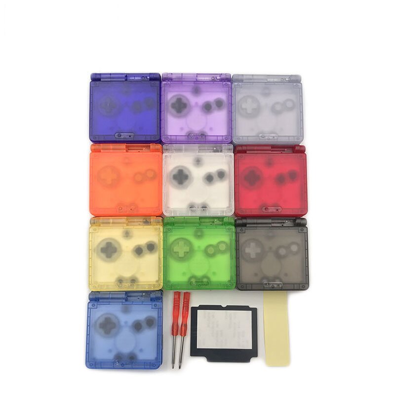 Gameboy Advance SP Shell Manufacturer - OEM Replacement Transparent Screen Case Clear Cover