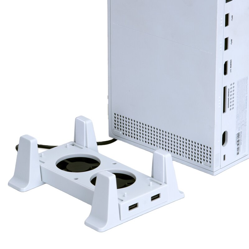 Xbox Cooling Stand Manufacturer - OEM 2 USB Hub Charging Dual Cooler Vertical Fan