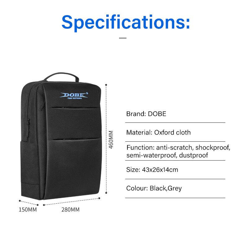 PS5 Travel Bag Manufacturer - OEM Multi Functional Storage Backpack Satchel Accessories