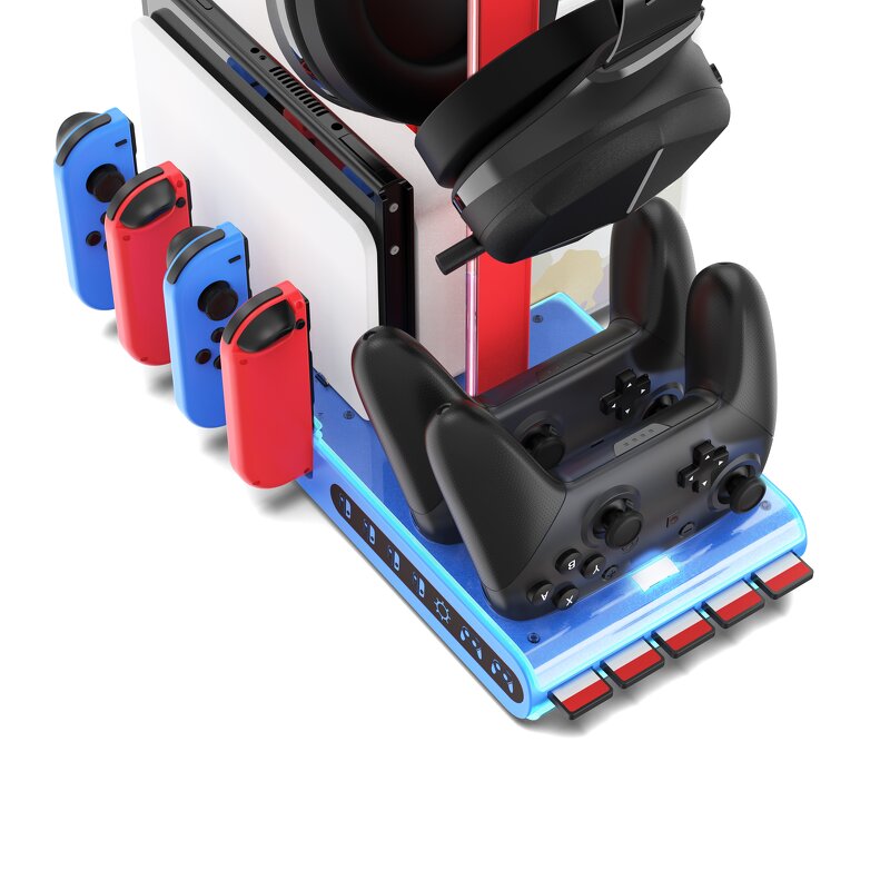 Nintendo Switch Dock Manufacturer - OEM with RGB Light Headset Holder Charging Station