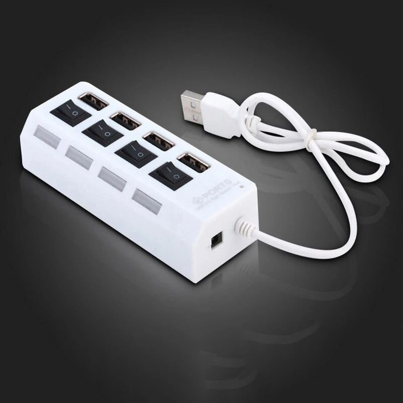 USB Hub Adapter Manufacturer - OEM 4 in 1 Multiport Ethernet Splitter Audio Jack Type C
