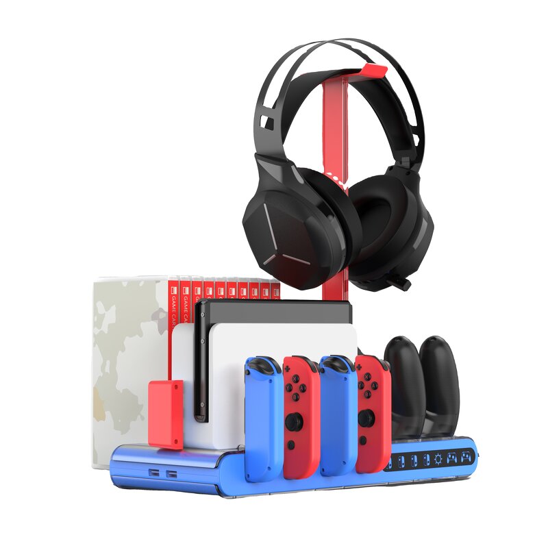 Nintendo Switch Dock Manufacturer - OEM with RGB Light Headset Holder Charging Station