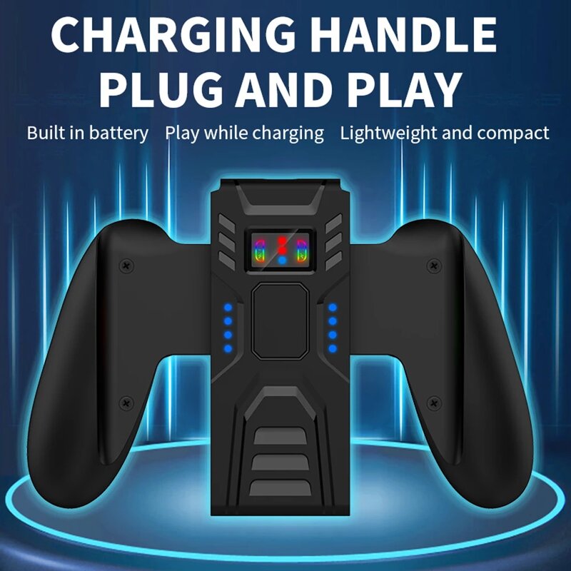 Switch Charging Grip Manufacturer - OEM with LED Indicator Rechargeable Holder Joypad