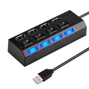 USB Hub Adapter Manufacturer - OEM 4 in 1 Multiport Ethernet Splitter Audio Jack Type C