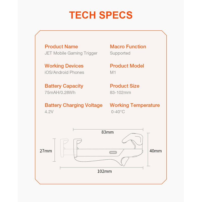 Mobile Gaming Trigger Manufacturer - OEM Quick Fire Peripherals Plug and Play for Phone