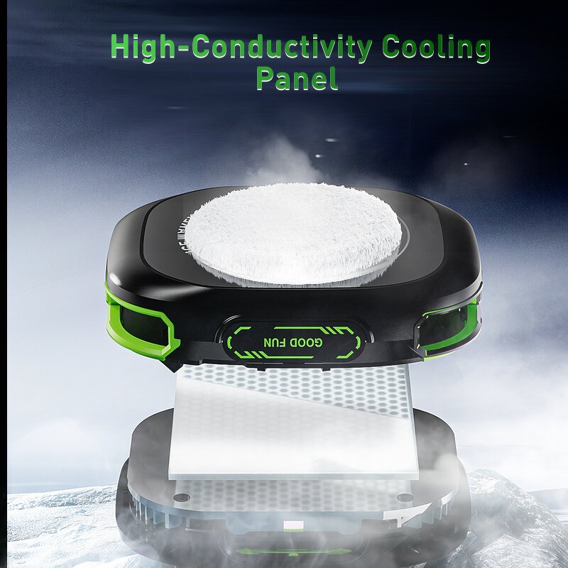 Phone Fan Cooler Manufacturer - OEM with Digital Display Rechargeable Battery JS85