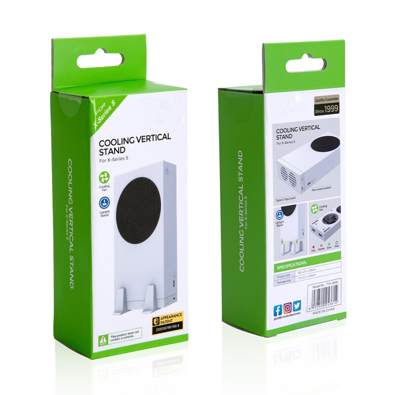 Xbox Cooling Stand Manufacturer - OEM 2 USB Hub Charging Dual Cooler Vertical Fan