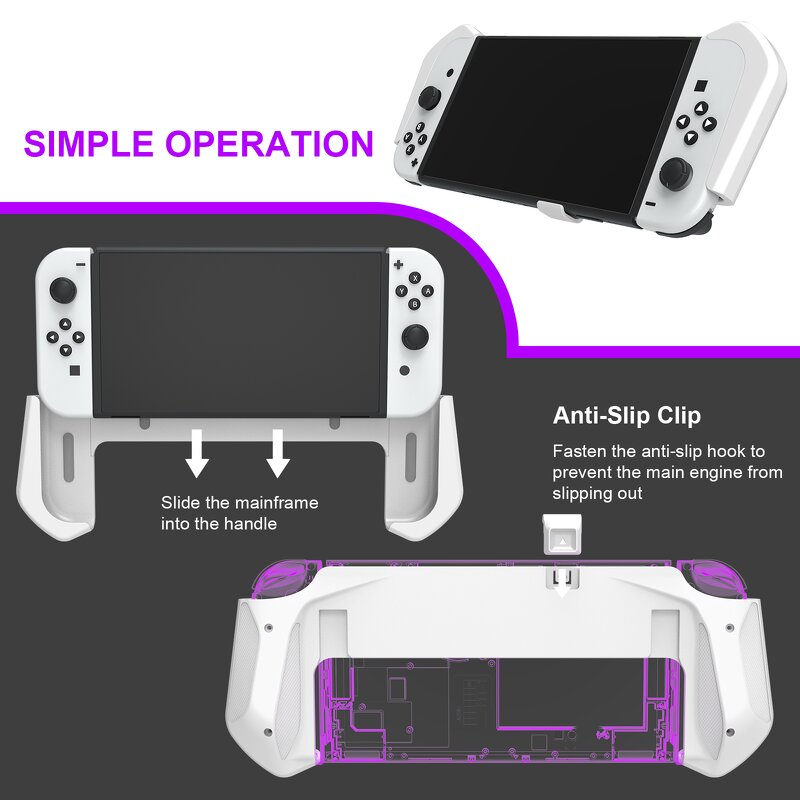 Switch Controller Case Manufacturer - OEM Anti Scratch Dockable Ergonomic Grip Cover