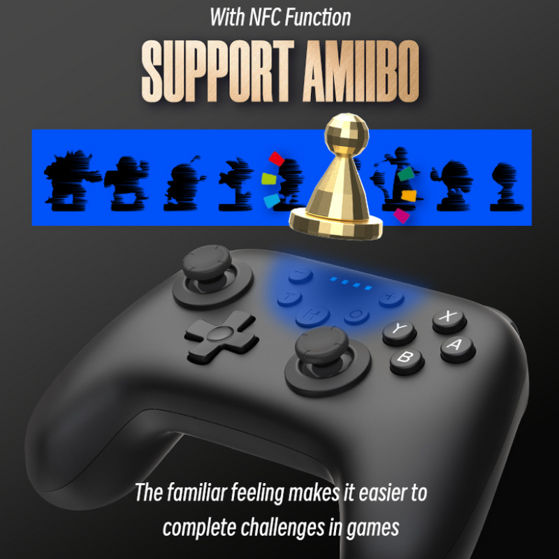 Wireless Controller Manufacturer - OEM with Six Axis Wake up NFC for Switch Lite OLED