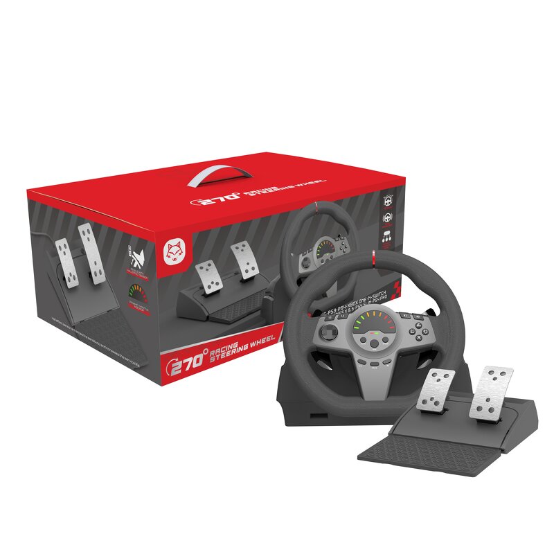 Racing Steering Wheel Manufacturer - OEM 2025 New PC Game Driving Simulator for Xbox PS4