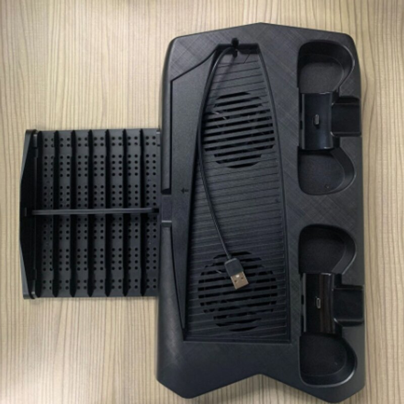 PS5 Multi Function Base Manufacturer - OEM 3 in 1 Disc Storage Charging Cooling Fan