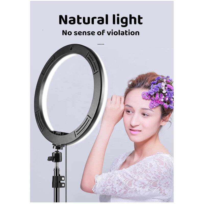 Ring Lamp Manufacturer - Folding RGB LED Ring Light Tripod Stand OEM