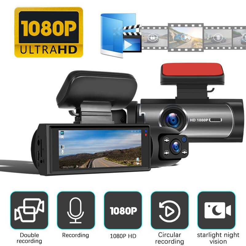 Dash Cam Manufacturer - Dual 1080P GPS Car Dashcam Front Rear OEM
