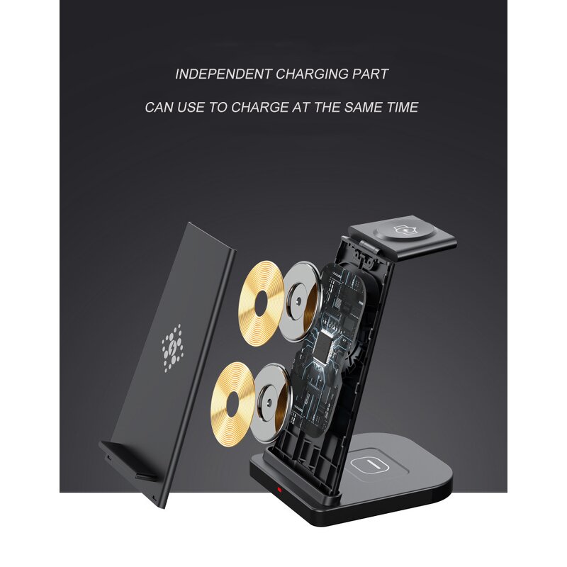 Watch Charger Manufacturer - 3-in-1 Magnetic Wireless Charger Dock OEM