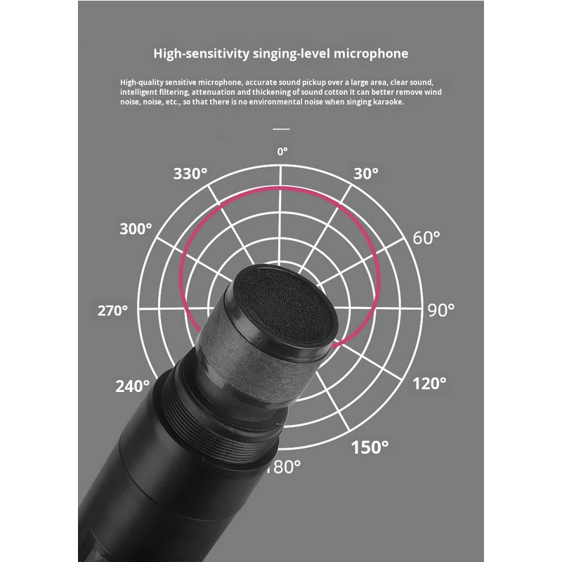 Karaoke Microphone Manufacturer - Lightweight Metal Wireless Microphone OEM