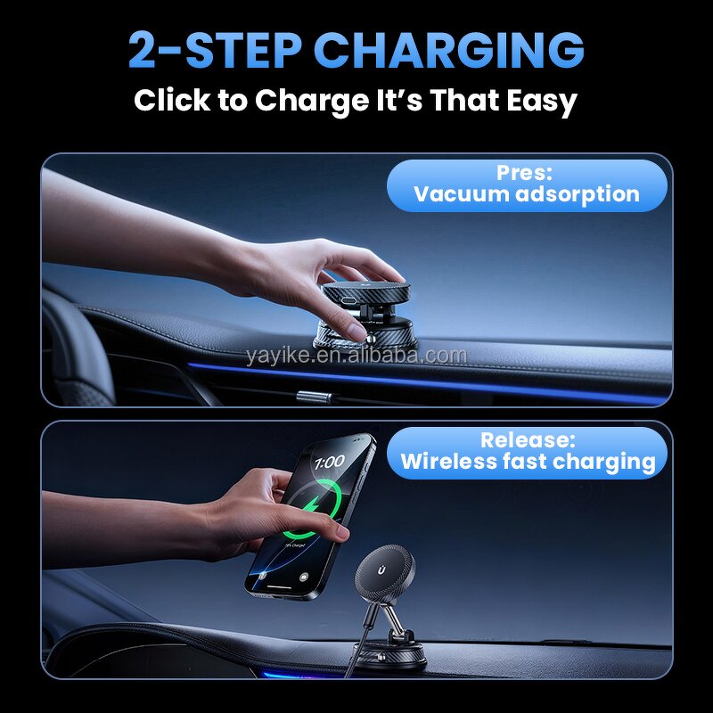 Car Phone Mount Factory - Strong Magnet Alloy Dashboard Holder Custom