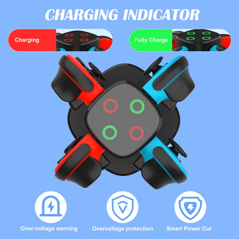 Charging Station Factory - USB-C Joy-Con Quad-Charger Dock Custom