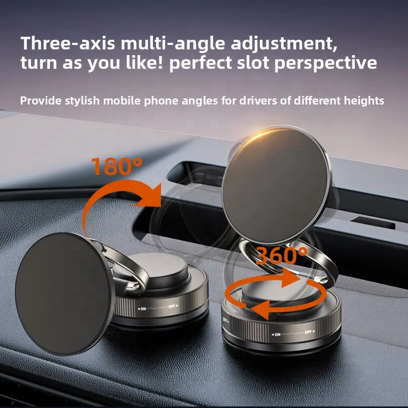 Car Phone Mount Manufacturer - Universal Magnetic Vacuum Phone Holder Custom