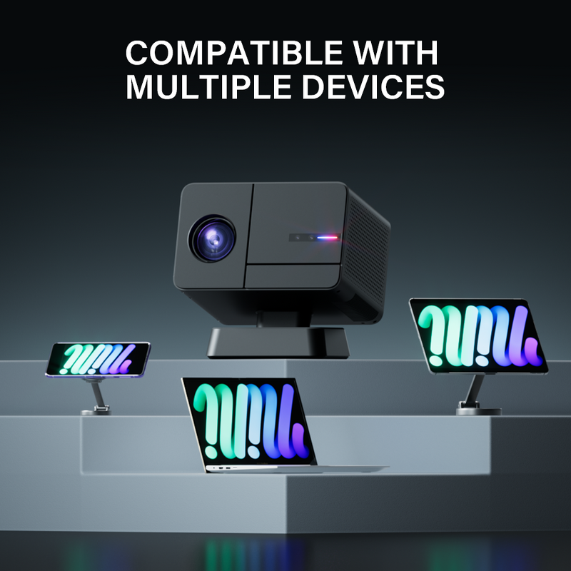 Smart Projector Manufacturer - Auto Focus Bluetooth WiFi Home Projector Custom