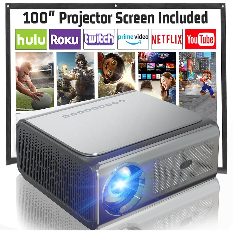 Portable Projector Factory - 1080P Auto Focus Home Theater Projector OEM