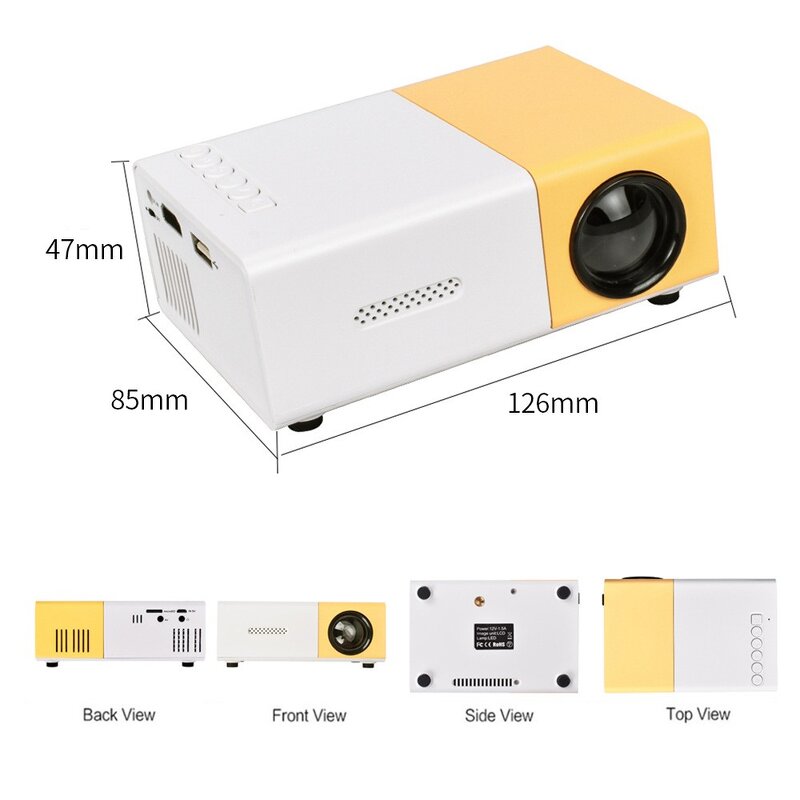 Mini LED Projector Manufacturer - Upgraded 4K Media Player Projector Custom