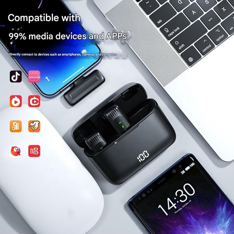 Wireless Microphone Manufacturer - Lapel Noise Cancelling OTG Microphone OEM