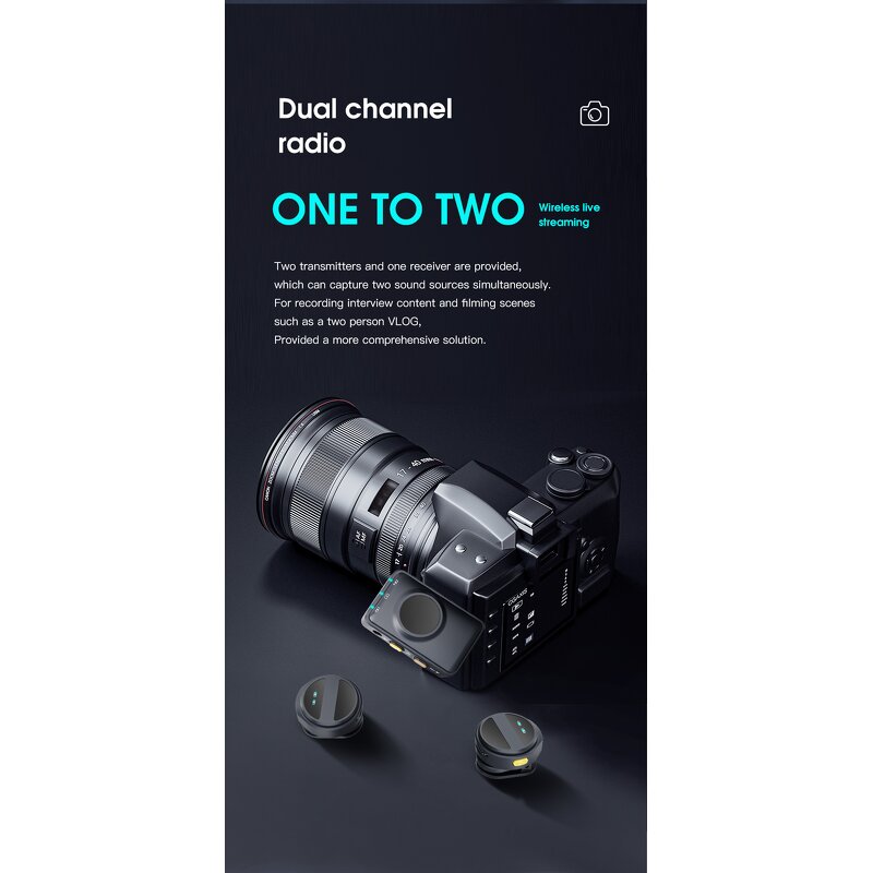 Wireless Microphone Manufacturer - Lapel Clip Lavalier for iPhone OEM