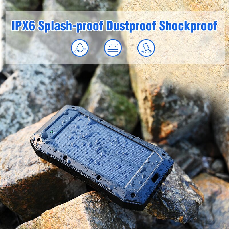 Solar Power Bank Manufacturer - Waterproof IPX6 USB C Fast Charging OEM