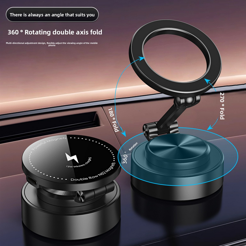Car Phone Holder Factory - Dual-Sided Magnetic Vacuum Suction Cup Holder Custom